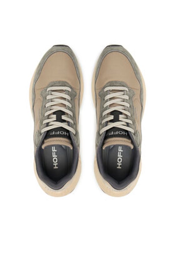 HOFF Sneakersy City Mkii Manila 22535011 Beżowy. Kolor: beżowy. Materiał: skóra, zamsz