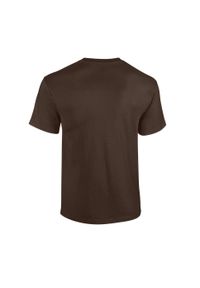 GILDAN - Ciężka Bawełniana Koszulka Unisex Dla Dorosłych. Kolor: brązowy. Materiał: bawełna. Sport: turystyka piesza #2