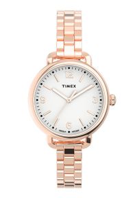 Timex zegarek TW2U60700 Standard Demi. Kolor: różowy. Materiał: materiał