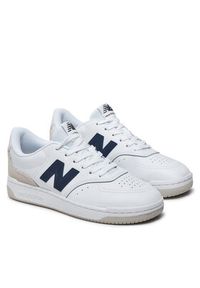 New Balance Sneakersy BB80GRN Biały. Kolor: biały. Materiał: skóra #4