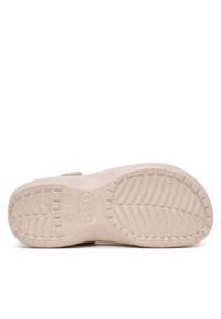 Crocs Klapki Classic Platform Clog 206750 Beżowy. Kolor: beżowy. Obcas: na platformie #5