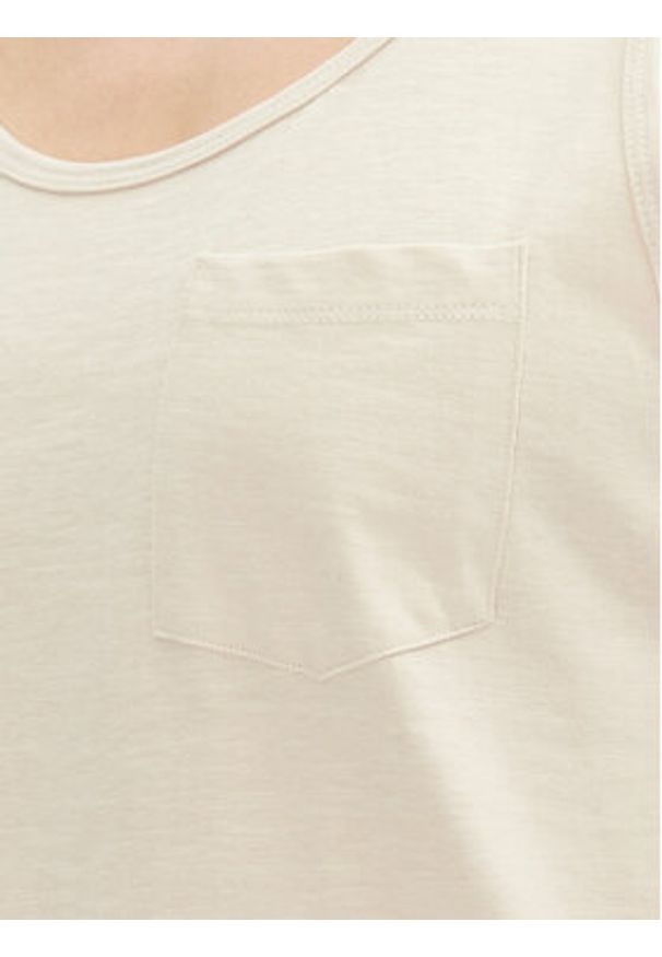 Jack & Jones Tank top Jake 12270577 Beżowy Regular Fit. Kolor: beżowy. Materiał: bawełna