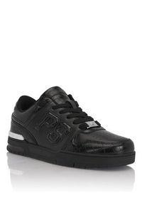 Plein Sport Sneakersy SAFS USC0934 SLE004N Czarny. Kolor: czarny. Materiał: materiał #4