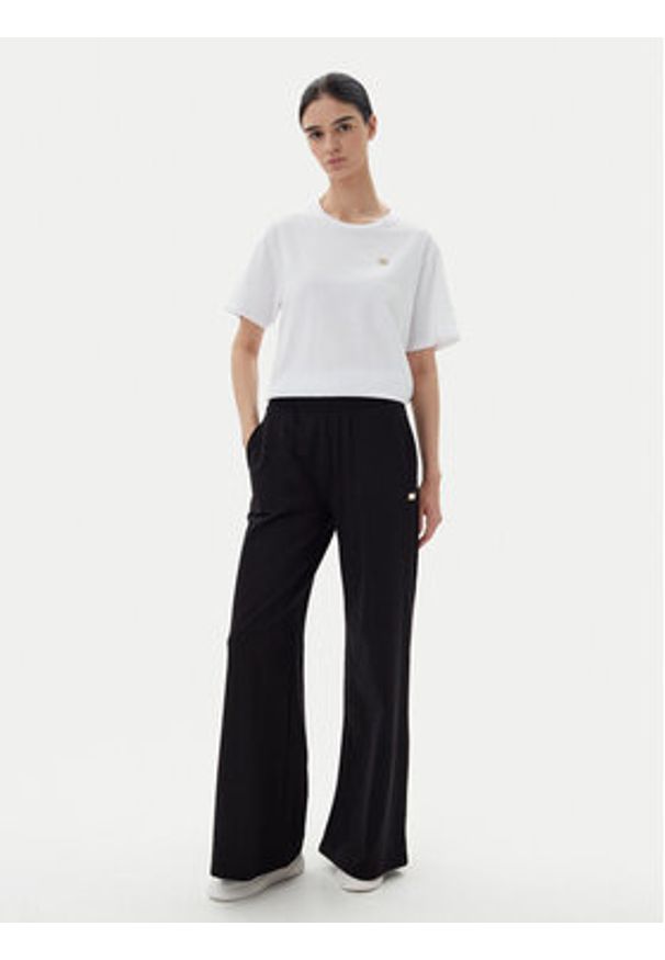 EA7 Emporio Armani Spodnie dresowe 7W000083 AF13135 UC001 Czarny Wide Leg. Kolor: czarny. Materiał: bawełna