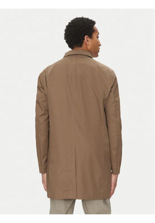 JOOP! Płaszcz przejściowy 17 JC-259Stevie 30045330 Brązowy Regular Fit. Kolor: brązowy. Materiał: syntetyk, bawełna