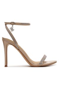 Guess Sandały FLJCHR SAT03 Beżowy. Kolor: beżowy. Materiał: skóra #1