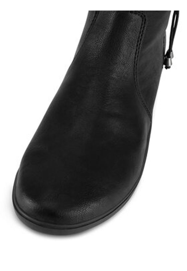 Rieker Botki Z0070-00 Czarny. Kolor: czarny. Materiał: materiał