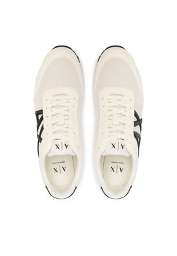 Armani Exchange Sneakersy XM001960 AF19388 M0017 Biały. Kolor: biały. Materiał: zamsz, skóra