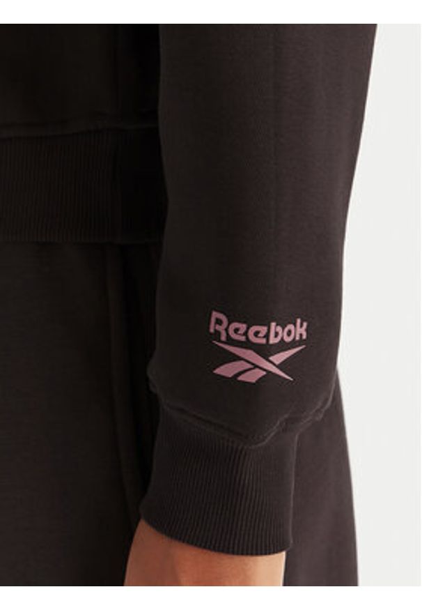 Reebok Bluza Tatty RK25167CCW Brązowy Regular Fit. Kolor: brązowy. Materiał: bawełna