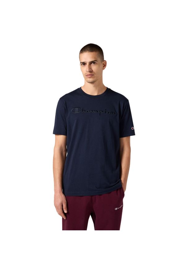 Koszulka męska Champion SS Tee 220273. Kolor: niebieski