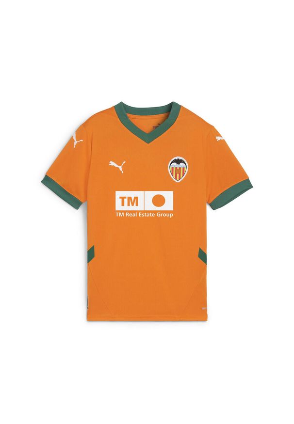 Puma - Młodzieżowa trzecia koszulka Valencia CF 24/25 PUMA Rickie Orange Vine. Kolor: żółty, pomarańczowy, wielokolorowy