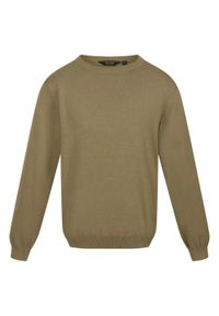 Regatta - Męski Sweter Z Dzianiny Kaelen. Kolor: brązowy. Materiał: dzianina