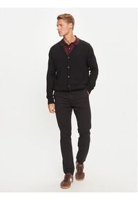 BOSS - Boss Chinosy 50518468 Czarny Slim Fit. Kolor: czarny. Materiał: bawełna