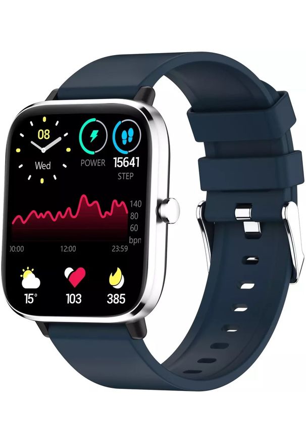 Smartwatch Giewont GW230-4 Granatowy (GW230-4). Rodzaj zegarka: smartwatch. Kolor: niebieski