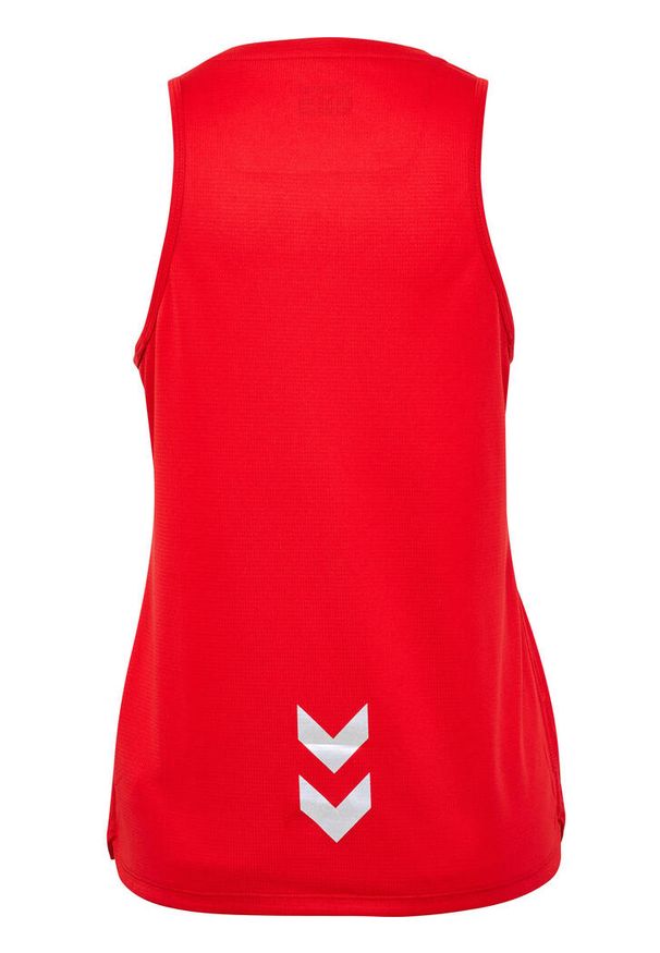 Damski tank top Hummel. Kolor: wielokolorowy, czerwony, różowy. Materiał: materiał. Sport: bieganie