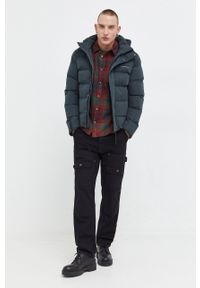 Superdry kurtka męska kolor zielony zimowa. Kolor: zielony. Materiał: włókno, materiał. Sezon: zima #3