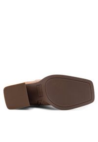 Nine West Botki KASIM ZR117-2 Brązowy. Kolor: brązowy. Materiał: materiał