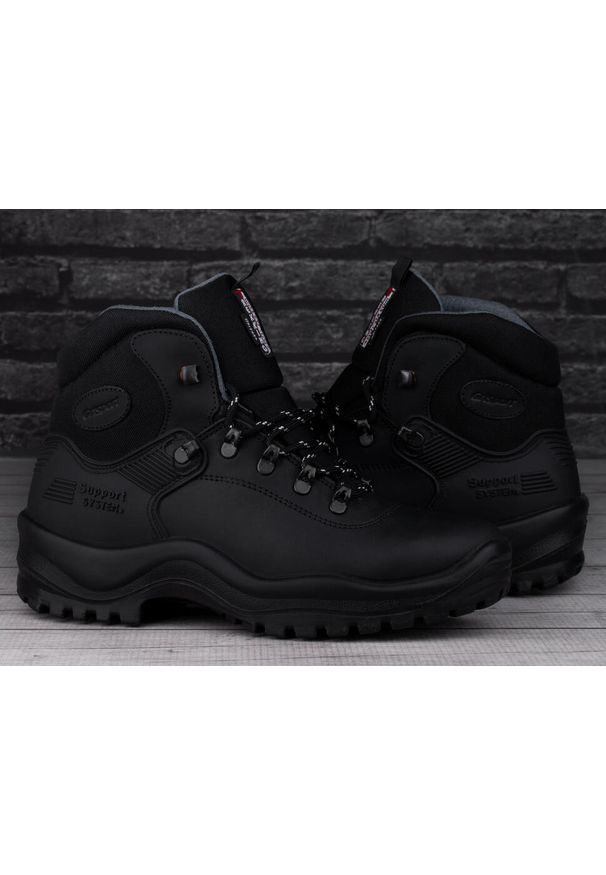 Buty męskie trekkingowe górskie Grisport NERO DAKAR. Kolor: czarny