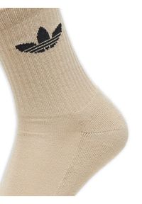 Adidas - adidas Zestaw 6 par wysokich skarpet unisex Trefoil Cushion JY2680 Kolorowy. Materiał: materiał, bawełna. Wzór: kolorowy #9