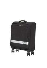 Ochnik - Komplet walizek na kółkach 20'/24'/28'. Kolor: czarny. Materiał: materiał, nylon, poliester. Wzór: nadruk #10
