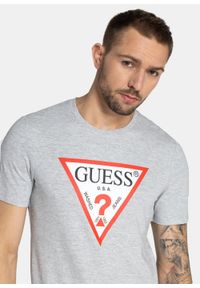 Koszulka męska Guess Cn Ss Original Logo Tee (M1RI71I3Z11-LHY). Kolor: szary. Sezon: lato, zima #2
