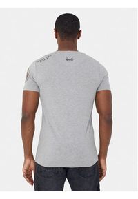 Brave Soul T-Shirt MTS-149PINUP Szary Straight Fit. Kolor: szary. Materiał: bawełna