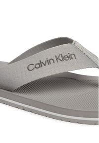 Calvin Klein Japonki Logo Webbing Strap HM0HM02106 Szary. Kolor: szary. Materiał: materiał #4