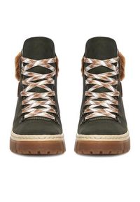 Rieker Trzewiki CEO-X8647-54 Zielony. Kolor: zielony. Materiał: materiał #3