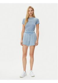 Guess T-Shirt W5GI41 KCTL1 Niebieski Regular Fit. Kolor: niebieski. Materiał: bawełna #3
