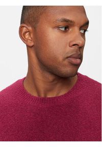 United Colors of Benetton - United Colors Of Benetton Sweter 10R2U108E Bordowy Regular Fit. Kolor: czerwony. Materiał: bawełna #2