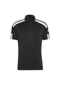 Koszulka polo do piłki nożnej męska Adidas Squadra 21 Polo z krótkim rękawem. Typ kołnierza: polo. Kolor: wielokolorowy, czarny, biały. Długość rękawa: krótki rękaw. Długość: krótkie. Sport: piłka nożna #1