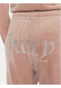 Juicy Couture Spodnie dresowe Tina JCAPW045 Beżowy Regular Fit. Kolor: beżowy. Materiał: syntetyk