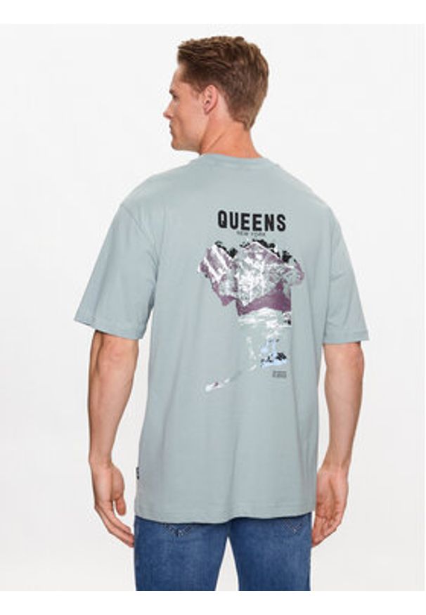 Only & Sons T-Shirt 22025301 Zielony Relaxed Fit. Kolor: zielony. Materiał: bawełna