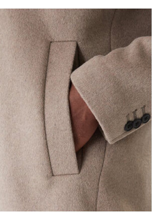 Jack & Jones Płaszcz przejściowy Blastanford 12286263 Beżowy Regular Fit. Kolor: beżowy. Materiał: syntetyk