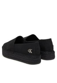 Calvin Klein Jeans Espadryle Flatform Esdparille Mg/Hdw YW0YW01737 Czarny. Kolor: czarny. Materiał: materiał #3