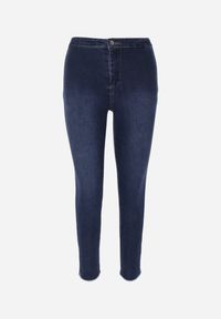 Renee - Granatowe Jeansy Skinny High Waist Vivizo. Stan: podwyższony. Kolor: niebieski #8