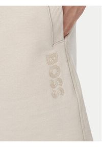 BOSS Szorty sportowe 50561500 Beżowy Regular Fit. Kolor: beżowy. Materiał: bawełna. Styl: sportowy #5