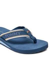 TOMMY HILFIGER - Tommy Hilfiger Japonki Im Hilfiger Beach Sandal FW0FW08015 Niebieski. Kolor: niebieski