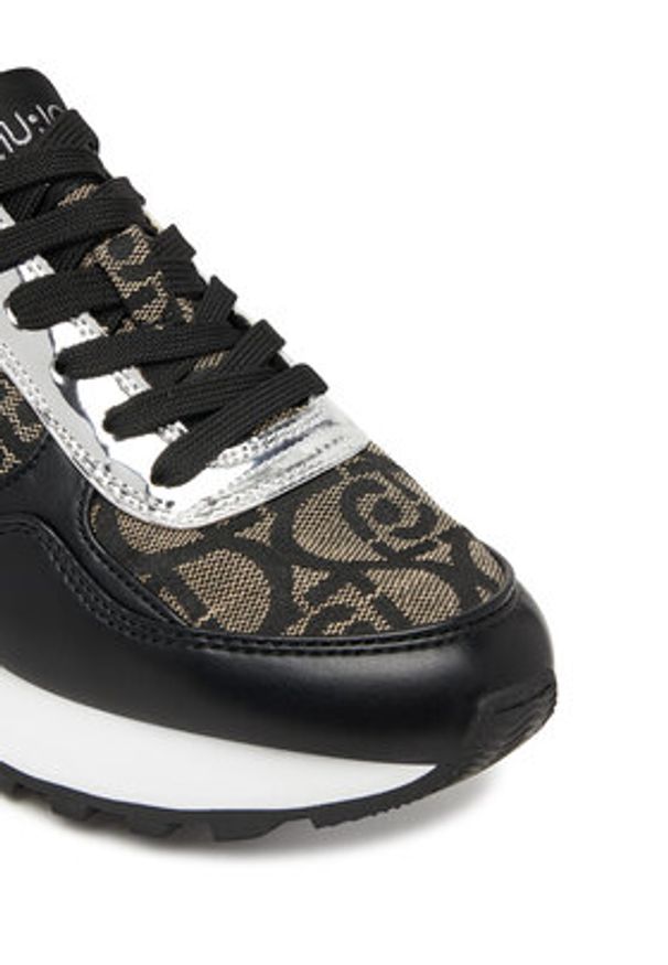 Liu Jo Sneakersy Evelyn 915 BF5057 EX322 Czarny. Kolor: czarny. Materiał: materiał