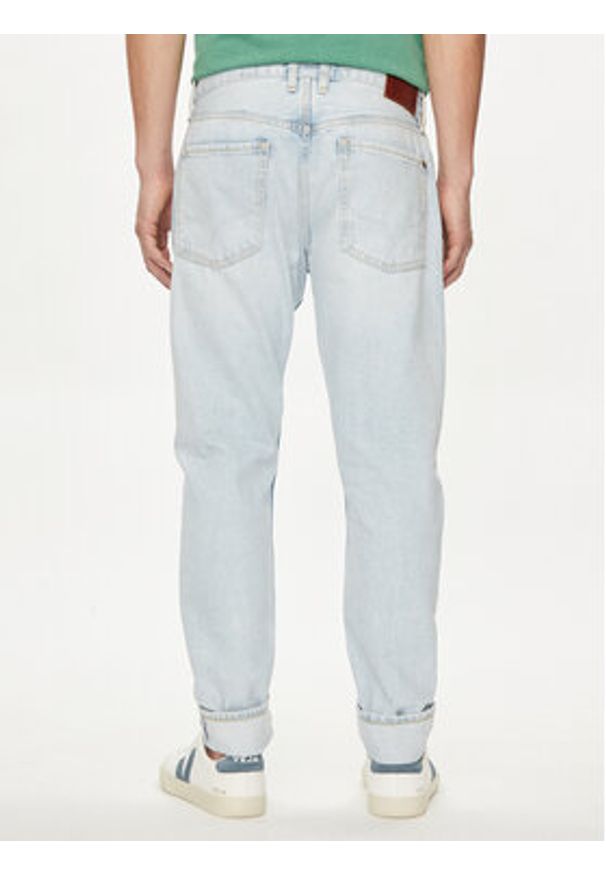 Pepe Jeans Jeansy PM207392 Błękitny Tapered Fit. Kolor: niebieski