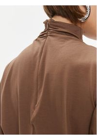 Pinko Sukienka codzienna Atom 102193 A1DE Brązowy Regular Fit. Okazja: na co dzień. Kolor: brązowy. Materiał: wiskoza. Typ sukienki: proste. Styl: casual #5