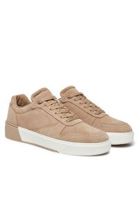 Calvin Klein Sneakersy HM0HM01591 Beżowy. Kolor: beżowy. Materiał: skóra, zamsz