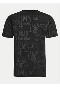 La Martina T-Shirt YMR008 JS393 Czarny Regular Fit. Kolor: czarny. Materiał: bawełna #3