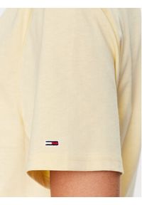 Tommy Jeans T-Shirt Serif Linear DW0DW15049 Żółty Relaxed Fit. Kolor: żółty. Materiał: bawełna #2