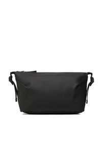 Rains Kosmetyczka Weekend Wash Bag 15630 Czarny. Kolor: czarny. Materiał: skóra