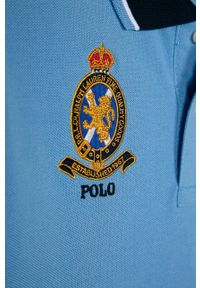 Polo Ralph Lauren - Polo dziecięce 134-176 cm. Okazja: na co dzień. Typ kołnierza: polo. Kolor: niebieski. Materiał: bawełna, dzianina. Długość: krótkie. Wzór: aplikacja. Styl: casual #2