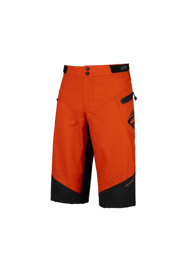 KENNY - Szorty Kenny charger. Kolor: pomarańczowy. Materiał: materiał. Sport: kolarstwo