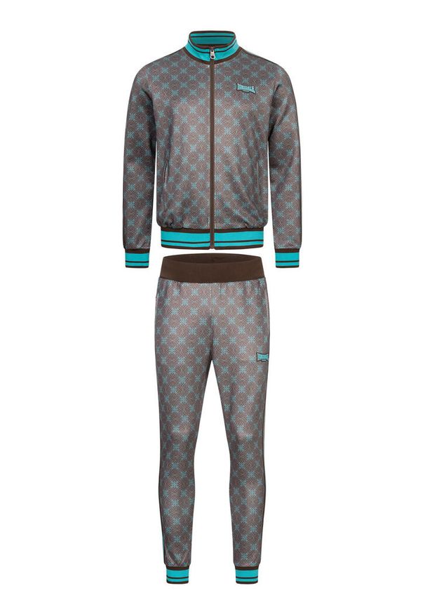 Dres Lonsdale Hedley. Kolor: wielokolorowy, niebieski, brązowy. Materiał: dresówka. Sport: fitness