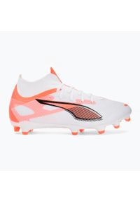 Buty piłkarskie Puma Ultra 5 Match+ FG/AG. Kolor: biały. Sport: piłka nożna