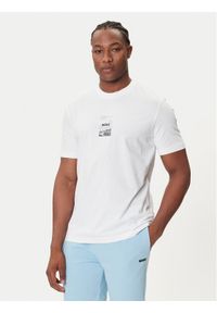 BOSS T-Shirt Photoprint 50545869 Biały Relaxed Fit. Kolor: biały. Materiał: bawełna